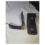 Buck 110 Lock Blade Knife with Sheath