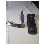 Buck 110 Lock Blade Knife with Sheath