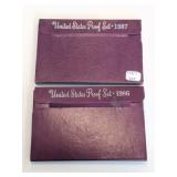 1986 and 1987 United States UC proof sets