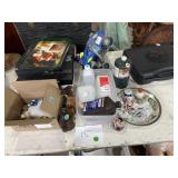 Propane, rubbing alcohol, figurines, and more