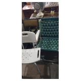 Woven lawn chair , medical shower chair and metal