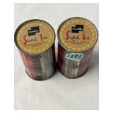 2 vintage metal cans of "Hamilton Skotch Ice"