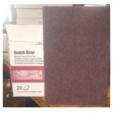 Brand new case of 20- 6in x 9in scotch-brite