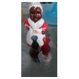 2in oil lamps and sugar shaker figurine
