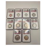 225th Anniversary 19 piece Coin Set SP 70