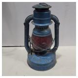 Dietz little wizards red glass lantern