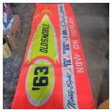 63 Oldsmobile now on display banner 9.5ft x 3.5ft