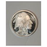 Indian/buffalo .999 find silver 1/2 ounce