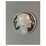 Indian/buffalo .999 find silver 1/2 ounce