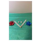 Pearl Rhinestone jewelry set for women (new)