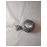 Two Very Old Jewelry Boxes,Looks Like Silver1