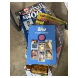 Cubs, baseball, football books, old brown