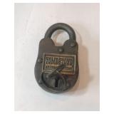 Tombstone Arizona Territory lock with key