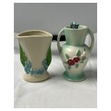 Hull Art U.S.A. "Magnolia" vase & unmarked