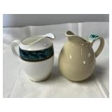 Pair of Pfaltzgraff creamers