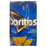 2 full size bags of cool ranch doritos