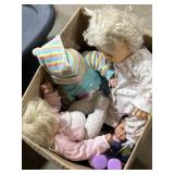 Realistic looking baby dolls