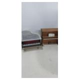 Wooden piano model in piano music box