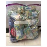 Different colors of yarn