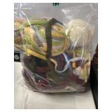 Different colors and styles of yarn