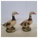 2 cermanic ducks made in Brazil 7.5in