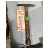 Vintage advertising thermometer and finishing