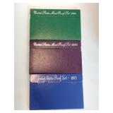 1971 and 1993 ,1994 United States UC proof sets