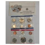 1988 UC coin mint  set P& D