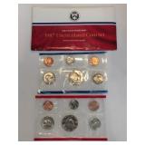 1987 UC coin mint  set P& D