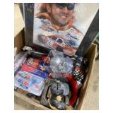 Box lot of NASCAR racing memorabilia