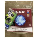 Holographic LED star sphere and Fuji quick snap