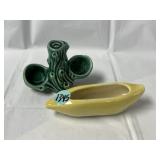 Vintage banana planter and cactus base missing