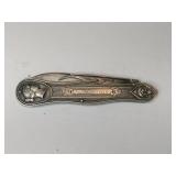Victorian Silver plate fruit knife two blades