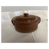 Very old Weller covered oven crock