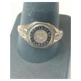 14K gold Territory of Alaska ring size 10.5.