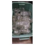 Various size assortment of Glass Mason jars