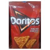 2 full size bags of nacho cheese doritos