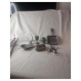 This Is A Neat Group of Silver Looking Items