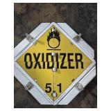 Spacemaster Placard Sign for Hazardous materials