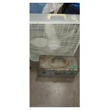 Metal tool box and box fan