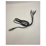 100 watt 3 plug braided charging cord