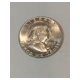 1963  Franklin half dollar