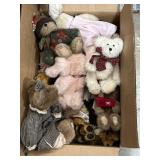 All kinds of collector bears many with tags