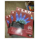 3 boxes of 70 LED faced miniature light sets