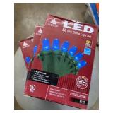 3 boxes of 50 LED mini dome light sets