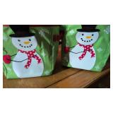 Thirty one brand snowman bins. These are used
