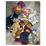 Vintage bears and unopened McDonald