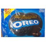 2 family size packages of dark chocolate creme