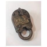 Pony Express lock with key