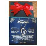 Beautiful father to daughter 18in necklace